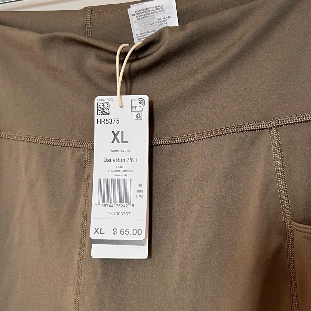 NWT Adidas Daily Run 7/8 Leggings XL - Picture 3 of 4